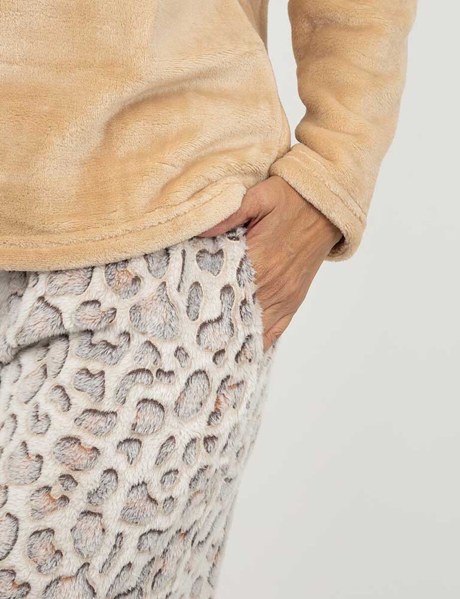 Pijama de Polar Mujer Portman Club