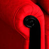 Sofá Elegant Michigan Tela 3 Cuerpos Rojo