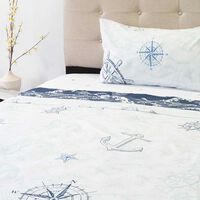 Juego de Sábanas Doral 144 Hilos 1,5 Plazas Premium Waves