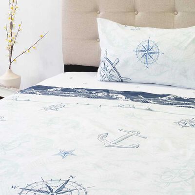 Imagen 1 del producto Juego de Sábanas Doral 144 Hilos 1,5 Plazas Premium Waves