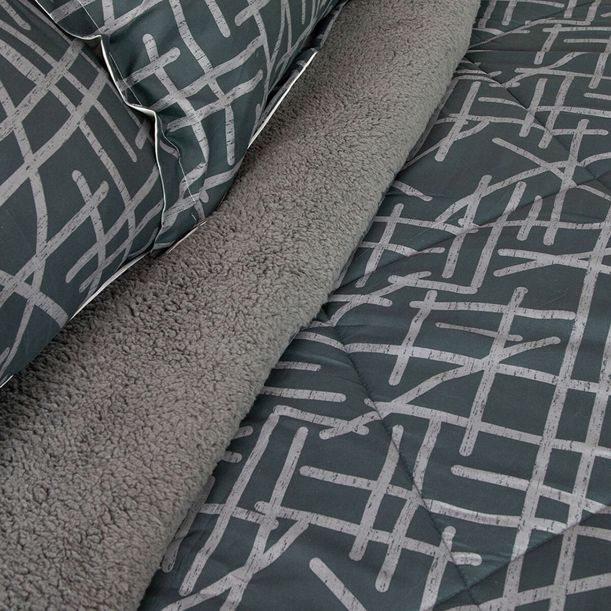 Plumón Doral King Senses Gris