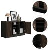 Gabinete TuHome Home Office Negro Soft Co&ntilde;ac