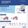 Máquina de Coser Overlock Brother 3534DT