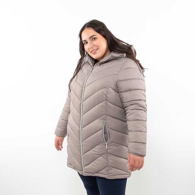 Parka Mujer Extralindas Taupe