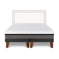 Cama Europea CIC Base Dividida 2 Plazas Balance + Respaldo Danubio