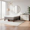 Combo Cama Europea CIC Base Dividida 2 Plazas Balance + C&oacute;moda Casanova Charlotte Nogal 8 Cajones