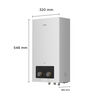 Calefont Gas Licuado Midea MGWH7-14MDNCLW-GL Tiro Natural 7 lts.