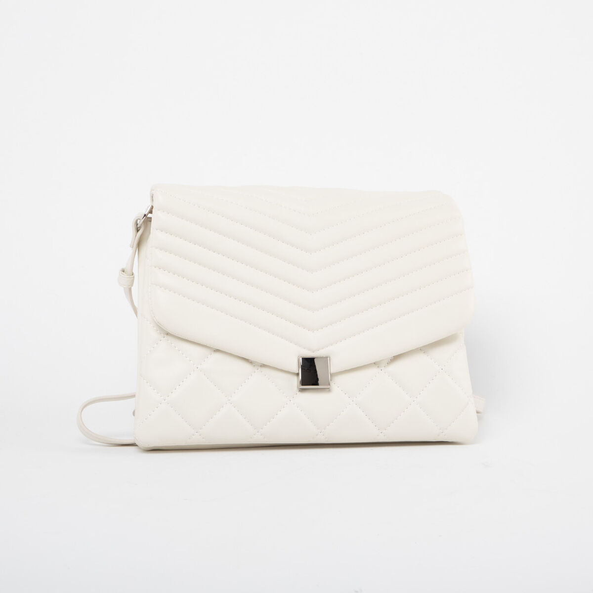 Bolso Eco Cuero Blanco Zibel