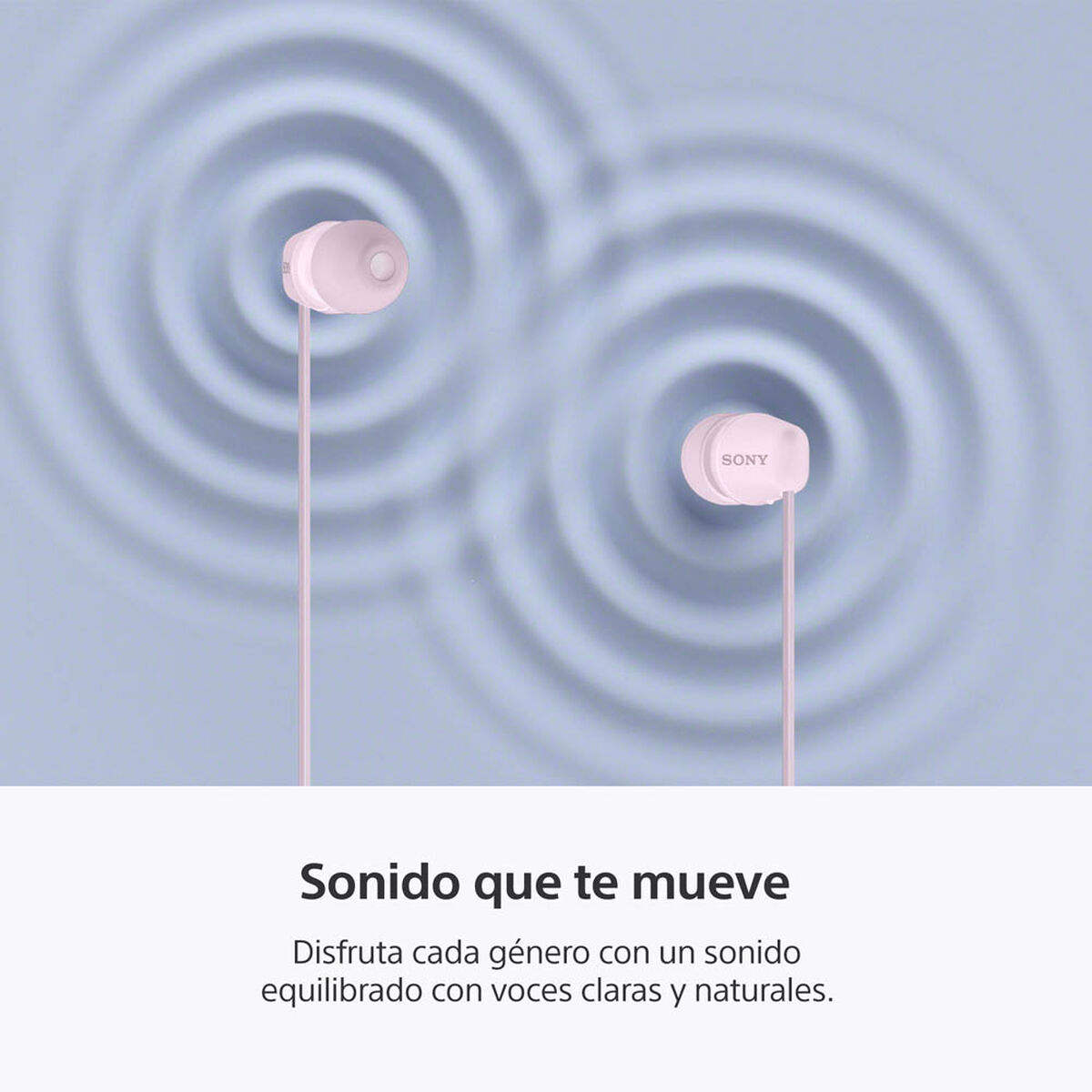 Audífonos In Ear SONY IER-EX15C/PZUC Rosado