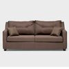 Juego de Living Almore Noruega Sofá 3 Cuerpos + Dos Sillones 1 Cuerpo Café