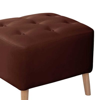 Imagen 2 del producto Pouf Latam Home Lyon PU Chocolate