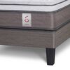 Cama Europea Rosen King Dolce + Respaldo + 2 Veladores