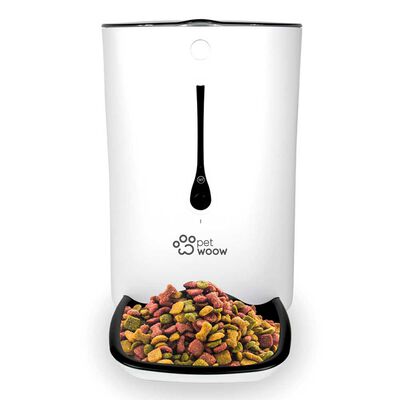 Dispensador de Alimento para Mascotas PetWoow Blanco