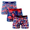 Pack 3 Bóxers Medios Algodón Universidad De Chile Hombre Top