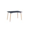 Mesa de Comedor Fm Furniture M-160 Negro Café Claro