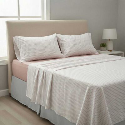 Imagen 1 del producto Juego de Sábanas Rosen 2 Plazas Microfibra Rosa