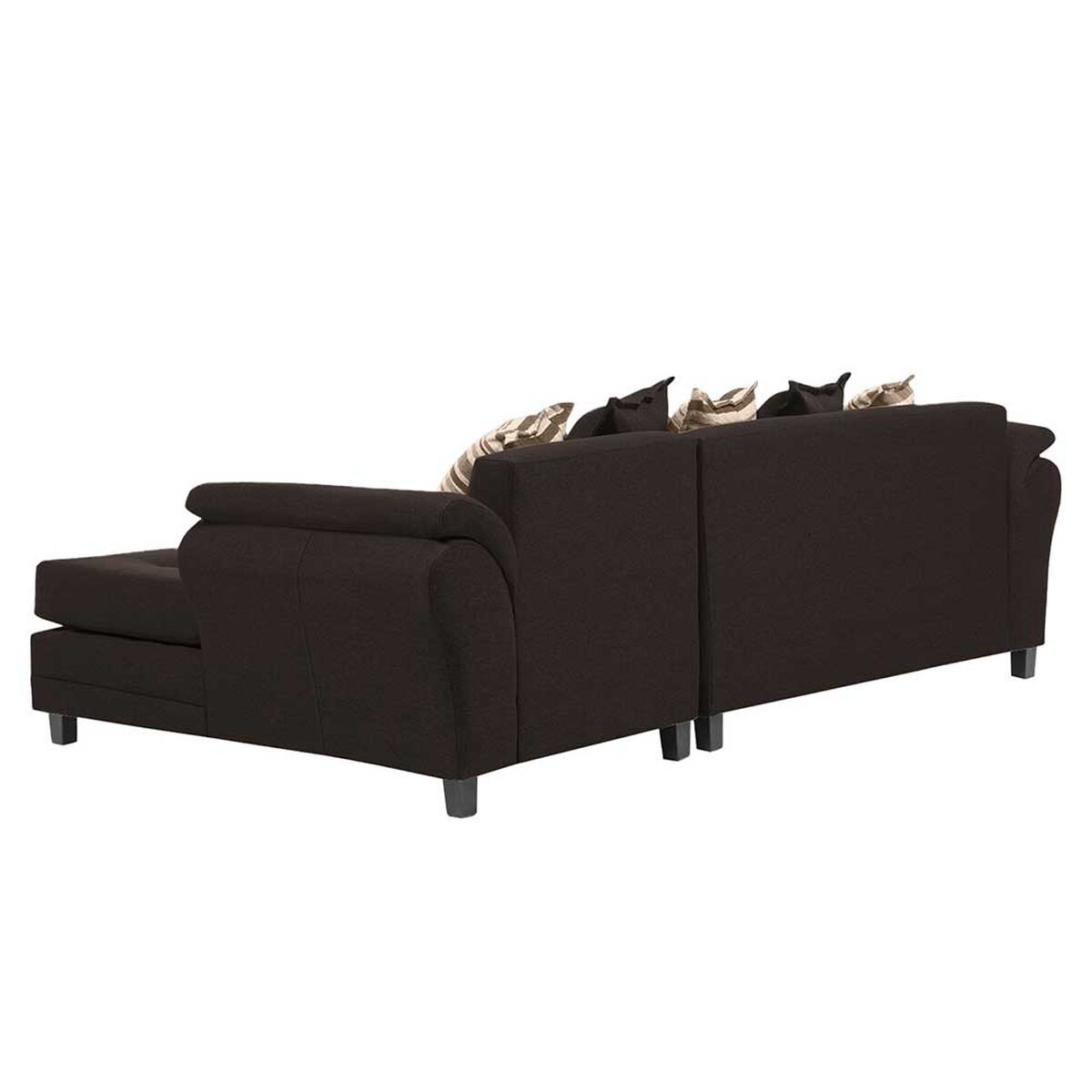 Sofá Seccional Derecho Living Factory Mustang 4 Cuerpos Moro