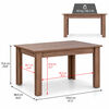 Mesa de Comedor Tuhome Portofino Avellana