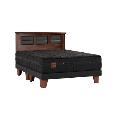 CELTA Cama Europea Celta Copper Black Super King + Respaldo Villarreal