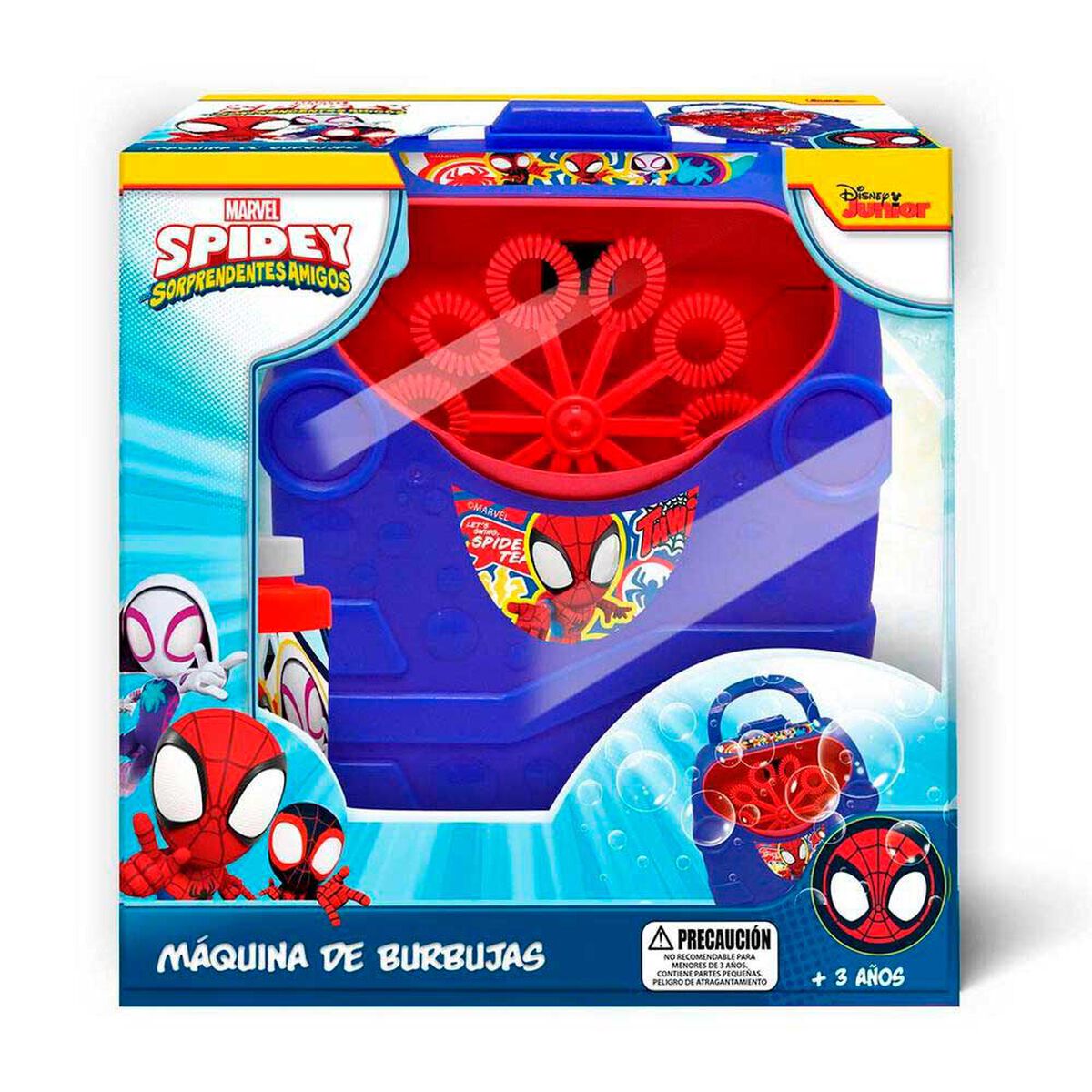 M&aacute;quina de Burbujas Spidey Marvel