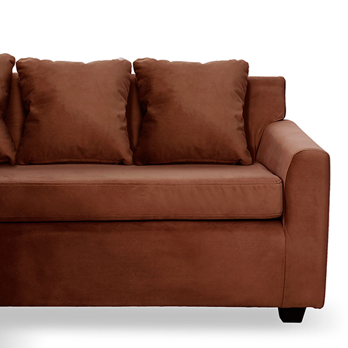 Seccional Latam Home Lucca 3 Cuerpos Chocolate