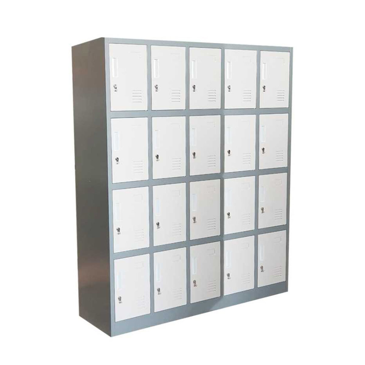 Locker 20 Puertas 5 Cuerpos Muebles Santiago Lk-5555