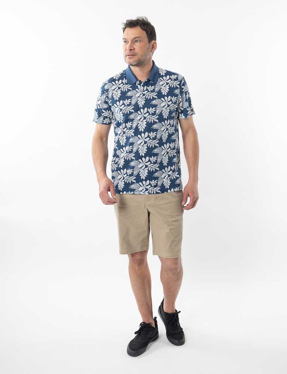 Polera Piqu&eacute; Estampada Hombre Portman Club