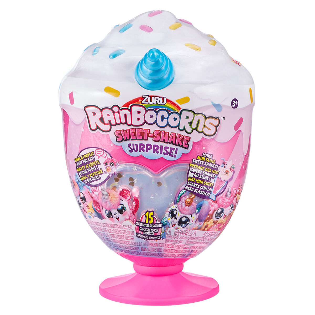 Peluche Rainbocorn Sweet Shake Surprise Serie 1