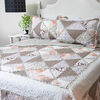 Quilt Doral Patchwork con Aplicaci&oacute;n Deluxe Compose D3 2 Plazas