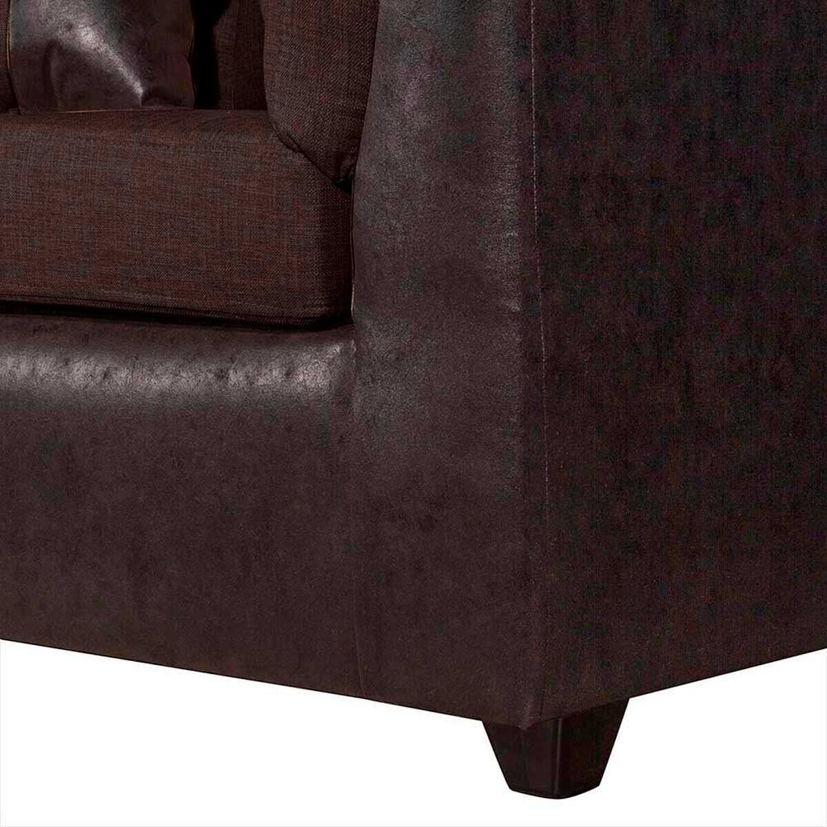 Seccional Black Factory Donato 3 Cuerpos Caf&eacute;