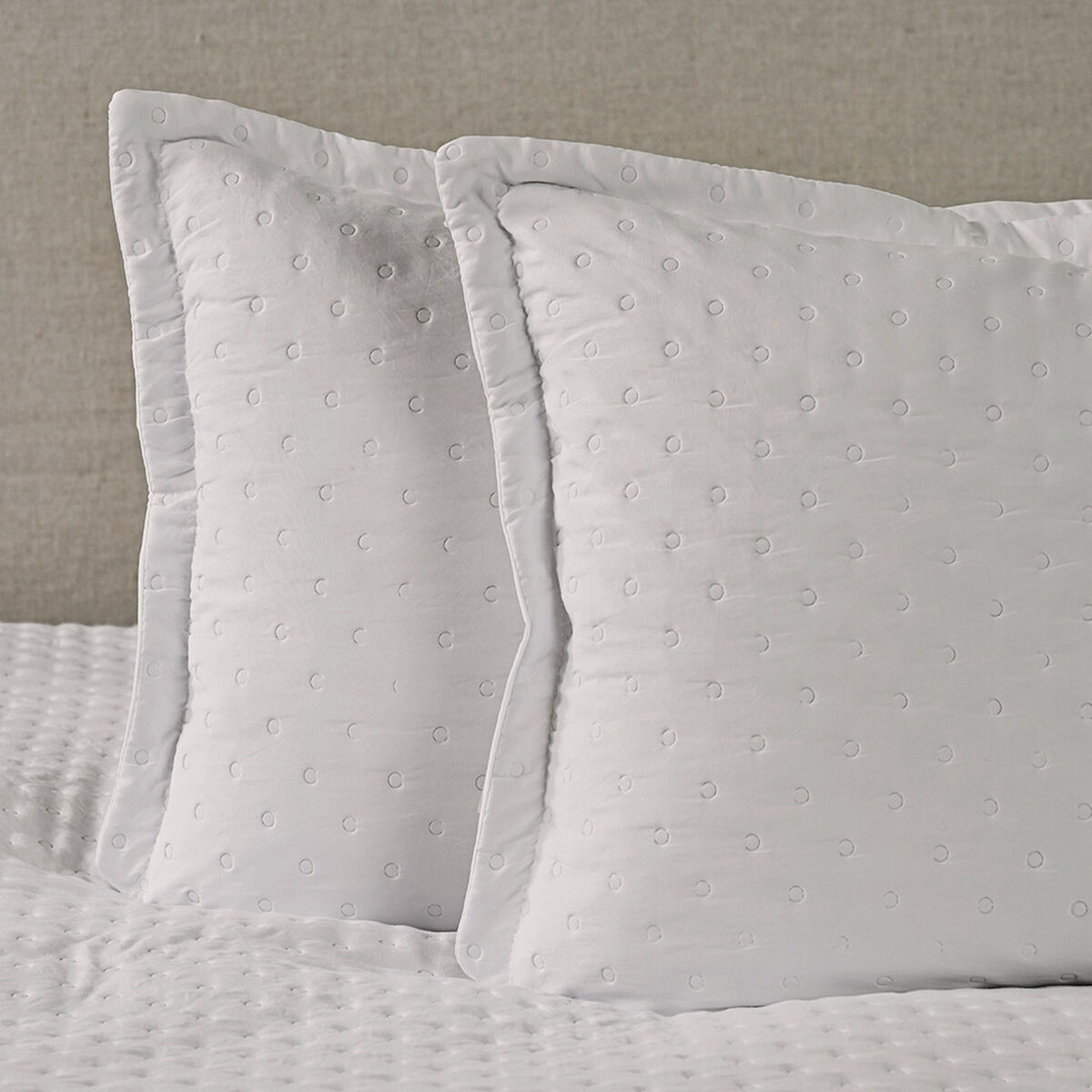 Quilt American Family Drops Heatpress King Beige