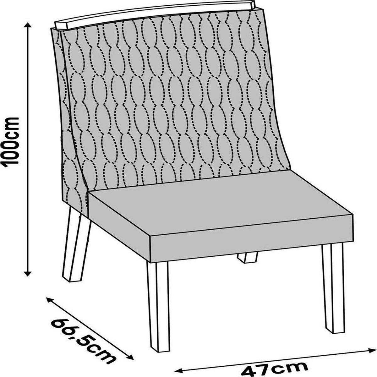 Juego de Comedor Altavision Vega 6 Sillas Blanco