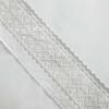 Juego de Sábanas Liso Plumetti 1,5 Plazas Broderie Celeste
