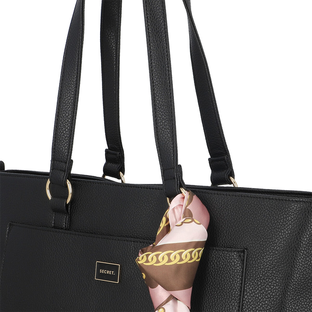 Cartera Tote Secret Riga FW25 L Negro