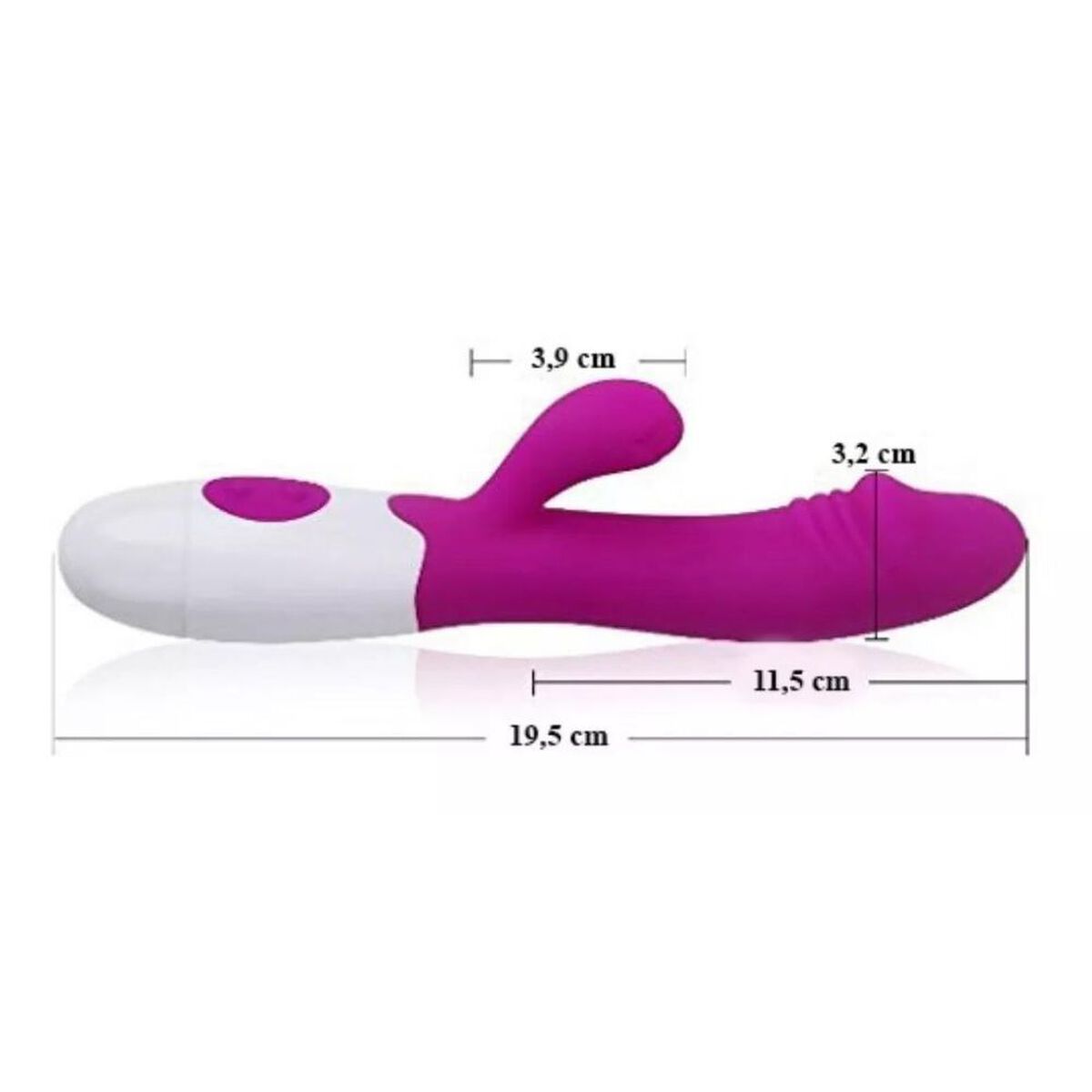 Vibrador Dual Conejito 30 Funciones Winyi