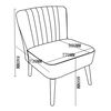 Poltrona Fm Furniture Mailyn Rojo