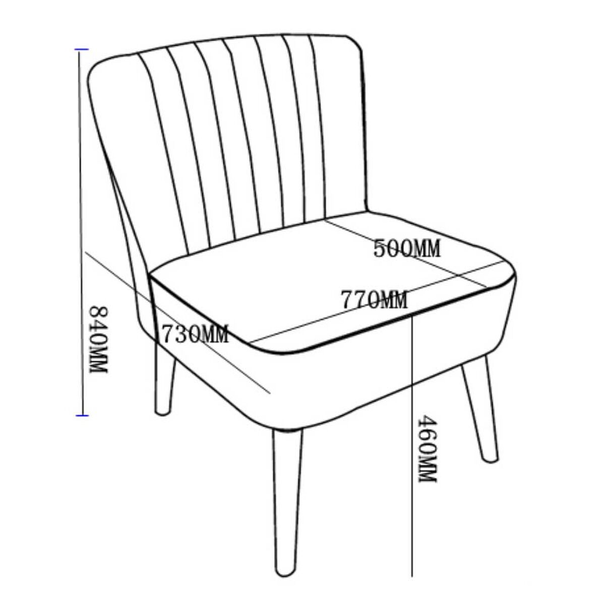 Poltrona Fm Furniture Mailyn Rojo