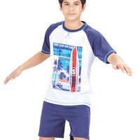 Pijama de Algodón Niño Kayser Azul