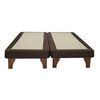 Base Europea Dividida Flex King Chocolate