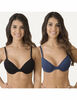 Pack 2 Sostenes Copa Preformada Sin Push Up Flores
