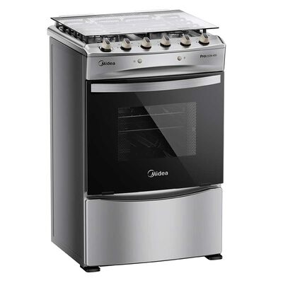 Imagen 2 del producto Cocina a Gas Midea MCG-4QPI24NS 4 Quemadores
