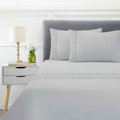 Juego de S&aacute;banas Broderie Dreams 1.5 Plazas