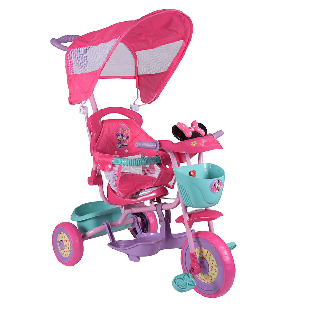 Triciclo Minnie 3 En 1