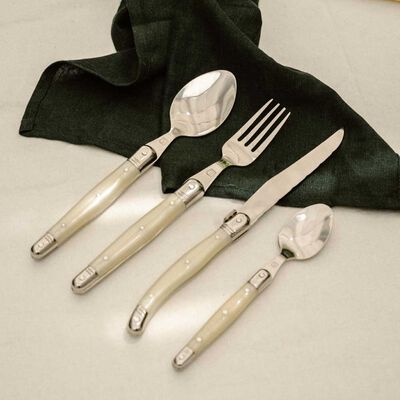 Imagen 2 del producto Juego de Cubiertos Simplit Versalle Acero Inoxidable 24 Piezas Blanco