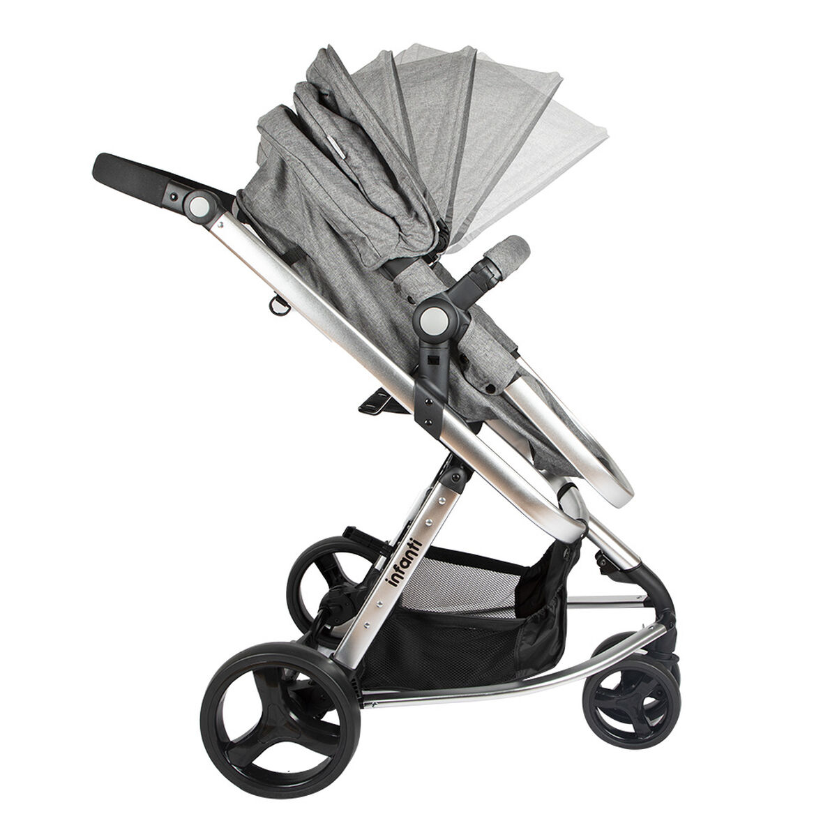 Coche Travel System Mobi Gris Claro