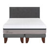 Cama Europea CIC Base Dividida 2 Plazas Balance + Respaldo Eufrates