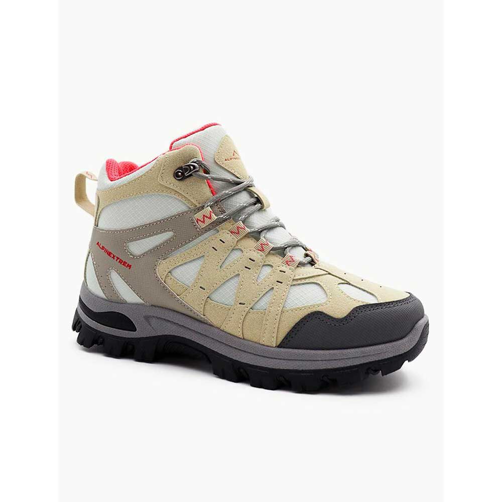 Zapatilla Hiking Mujer Alpinextrem Camel, Gris Cdmisdbra2