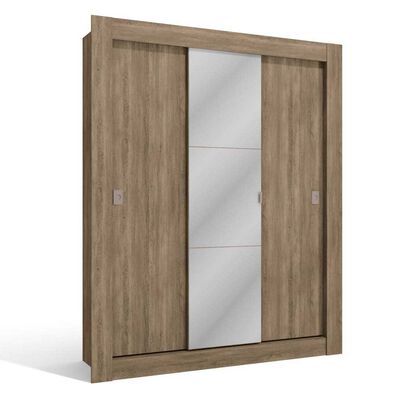 Clóset Roca Machado 3 Puertas Nogal