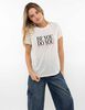 Polera Con Estampado Manga Corta Mujer Icono