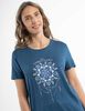 Polera Con Estampado Manga Corta Mujer Portman Club
